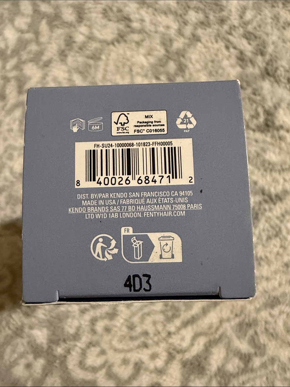 Fenty Hair The Comeback Kid - Blue Box - Picture 3 of 5